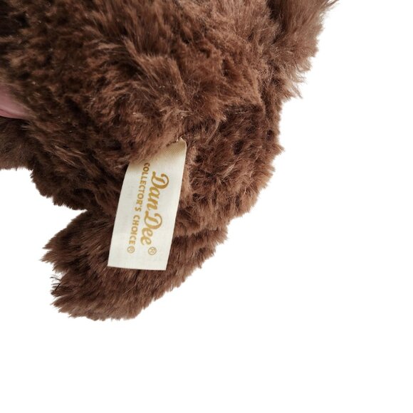 Dan Dee Collectors Choice Plush Puppy Dog Brown Soft Stuffed Animal - Picture 3 of 4